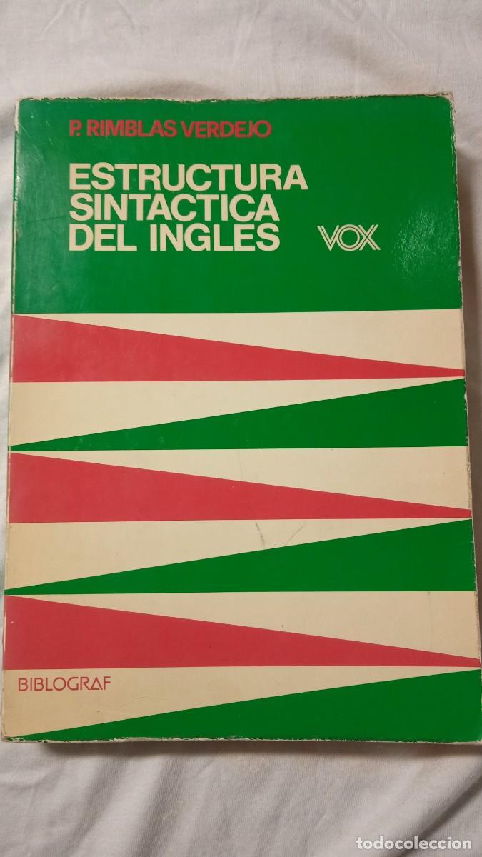 Gebrauchte B&uuml;cher: Estructura sint&aacute;ctica del Ingles VOX Primera edici&oacute;n.