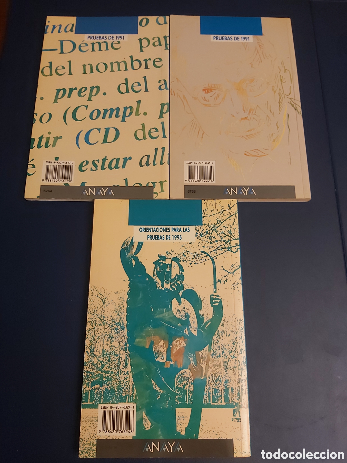 Libros de segunda mano: QUELA LIBRO. 3 LIBROS PRUEBAS SELECTIVIDAD 1991 ANAYA 1992 - Foto 3