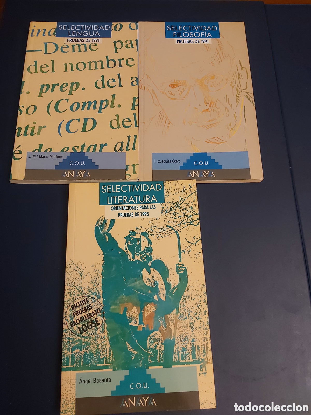 Libros de segunda mano: QUELA LIBRO. 3 LIBROS PRUEBAS SELECTIVIDAD 1991 ANAYA 1992 - Foto 1
