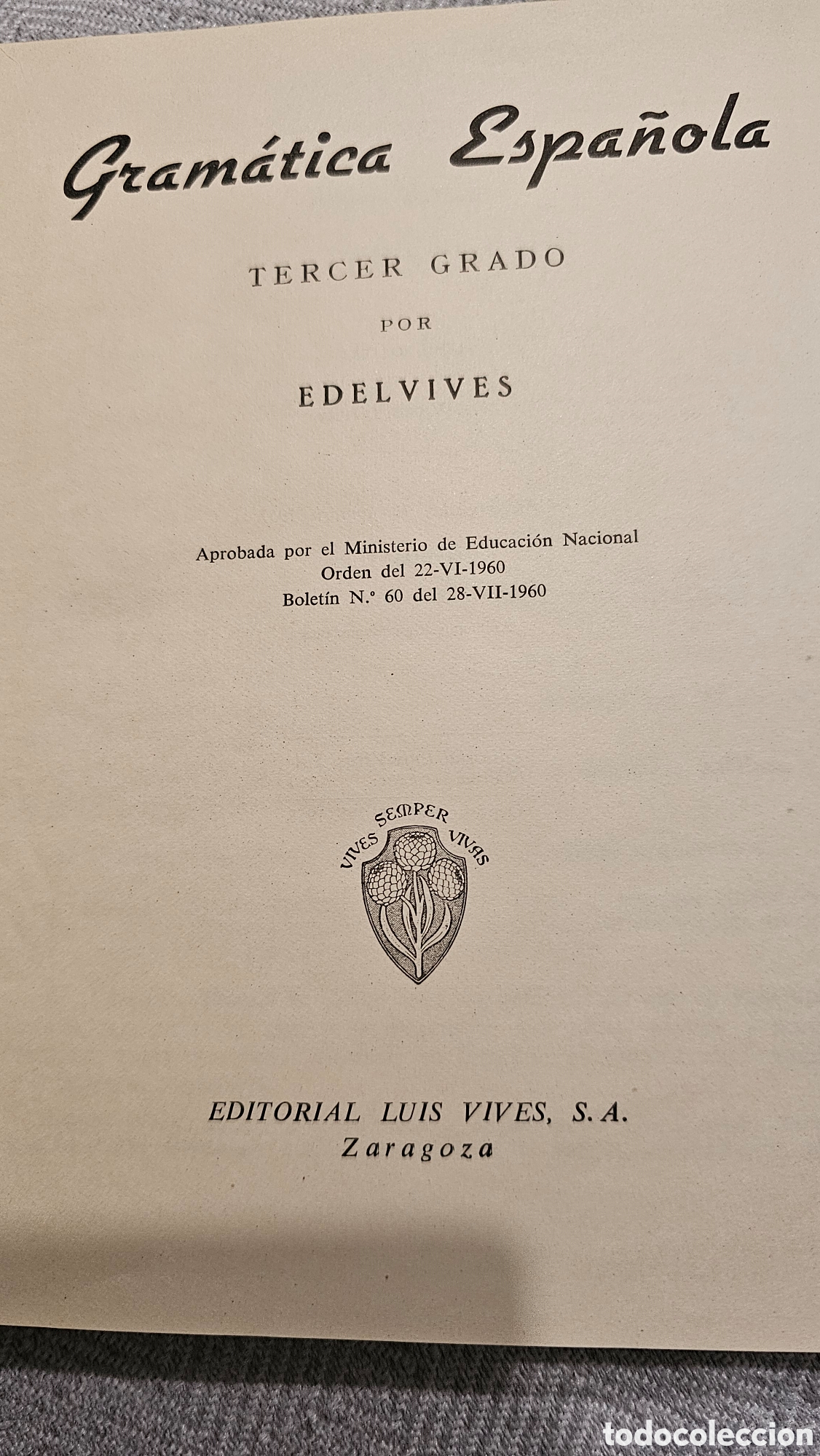 Libros de segunda mano: Gram&aacute;tica tercer grado - Edelvives - Foto 2
