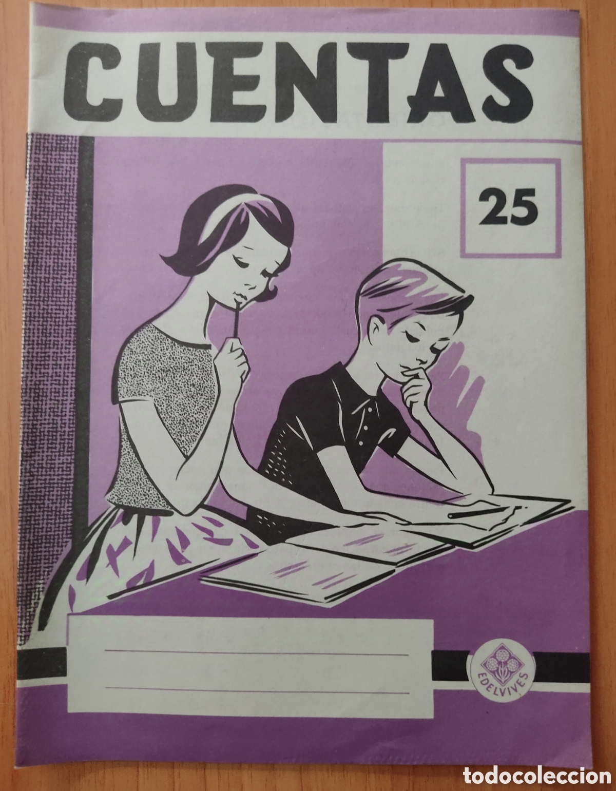 Libros de segunda mano: Cuadernillo Cuentas Edelvives n&ordm; 25 - Foto 1