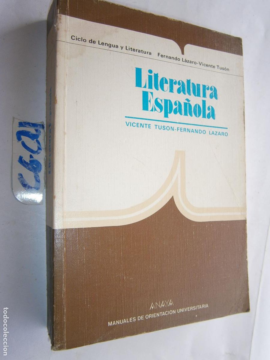 Libros de segunda mano: ANTIGUO LIBRO DE TEXTO - LITERATURA ESPA&Ntilde;OLA - Foto 1