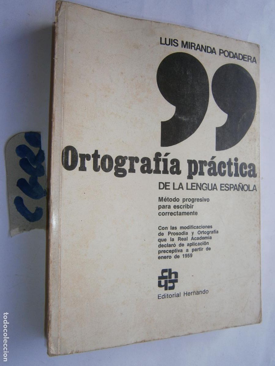Libros de segunda mano: ANTIGUO LIBRO DE TEXTO - ORTOGRAFIA PRACTICA - Foto 1