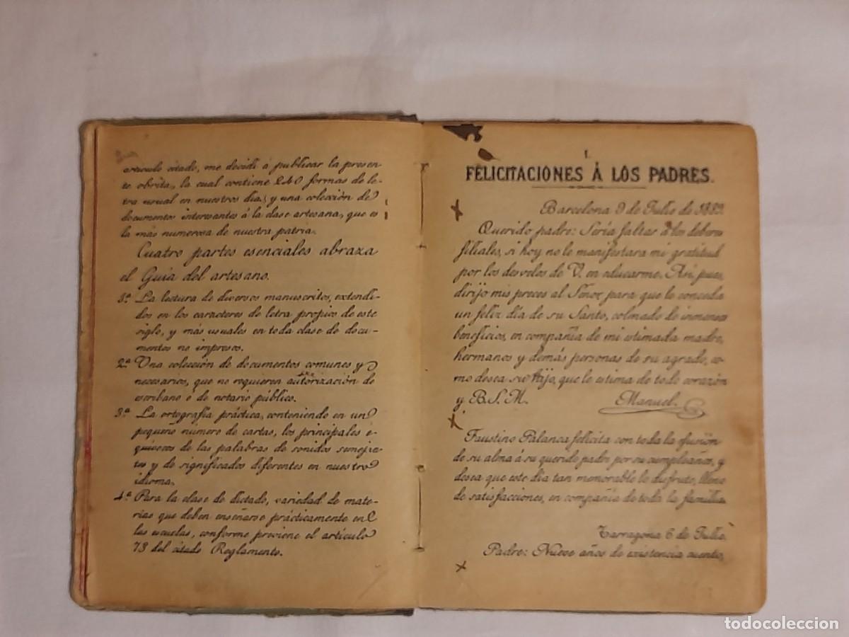 Libros de segunda mano: GUIA DEL ARTESANO. E. PALUZIE. 1910 - Foto 4