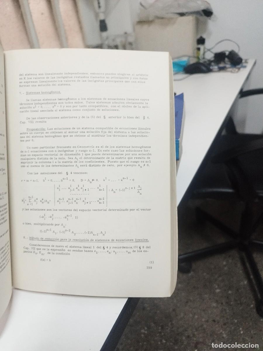 Libros de segunda mano: Curso de matematicas, J. Teixidor-J. Vaquer, 1972 - Foto 3