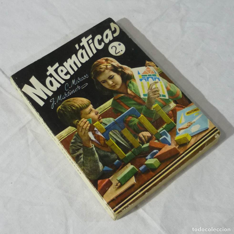 Libros de segunda mano: Matem&aacute;ticas 2&ordm; C. Marcos y F. Martinez con programa - Foto 1
