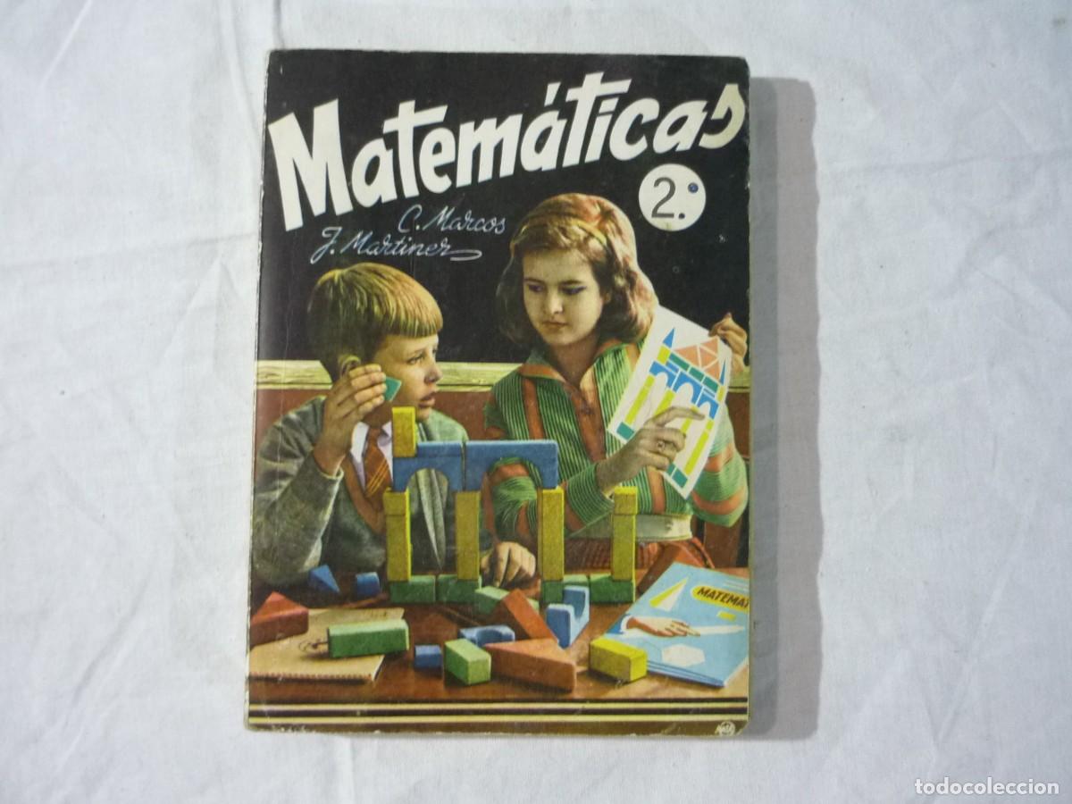 Libros de segunda mano: Matem&aacute;ticas 2&ordm; C. Marcos y F. Martinez con programa - Foto 2