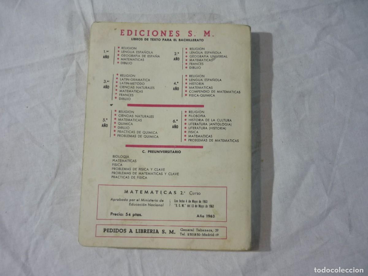 Libros de segunda mano: Matem&aacute;ticas 2&ordm; C. Marcos y F. Martinez con programa - Foto 3