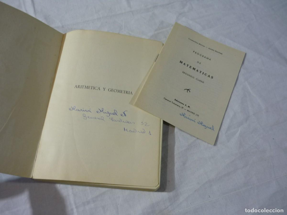 Libros de segunda mano: Matem&aacute;ticas 2&ordm; C. Marcos y F. Martinez con programa - Foto 6