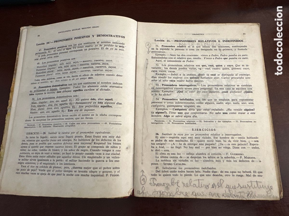 Libros de segunda mano: ENCICLOPEDIA ESCOLAR LUIS VIVES 2&ordm; GRADO 1954 - Foto 5