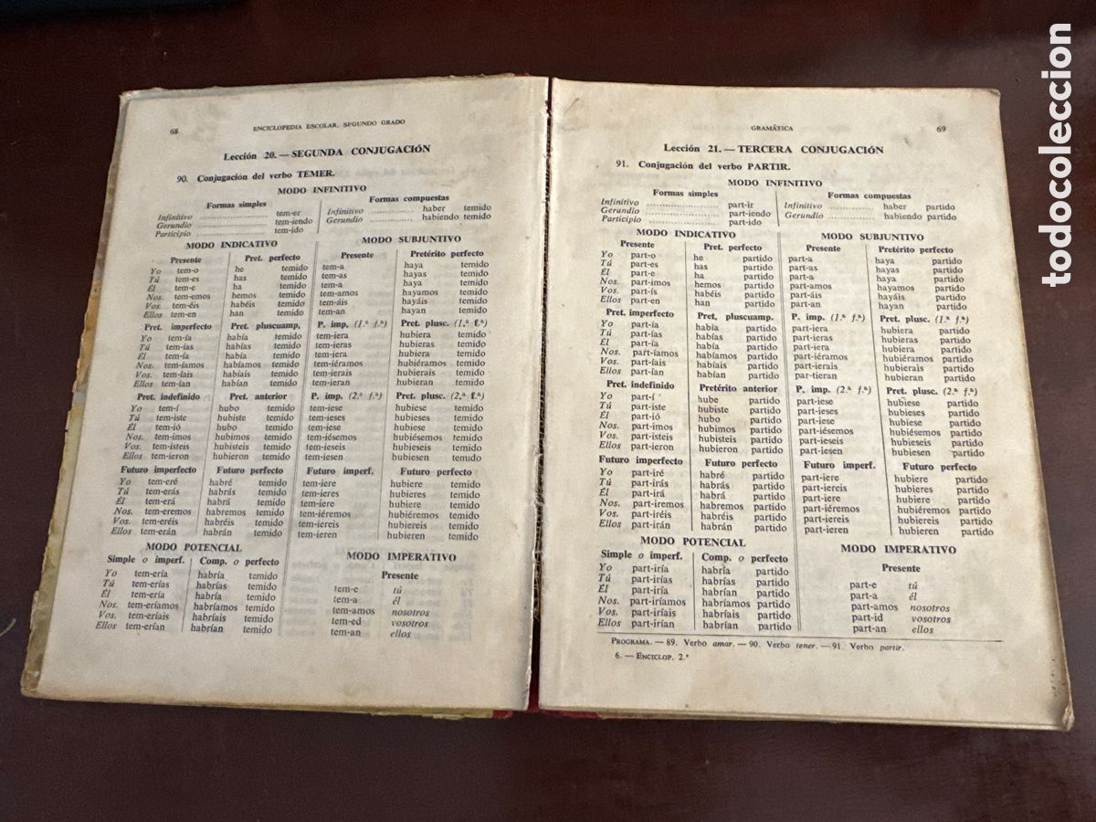Libros de segunda mano: ENCICLOPEDIA ESCOLAR LUIS VIVES 2&ordm; GRADO 1954 - Foto 6