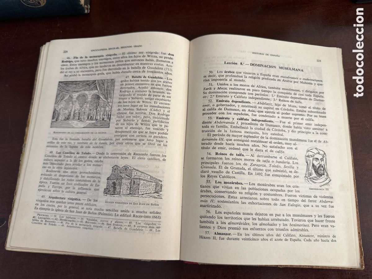 Libros de segunda mano: ENCICLOPEDIA ESCOLAR LUIS VIVES 2&ordm; GRADO 1954 - Foto 9