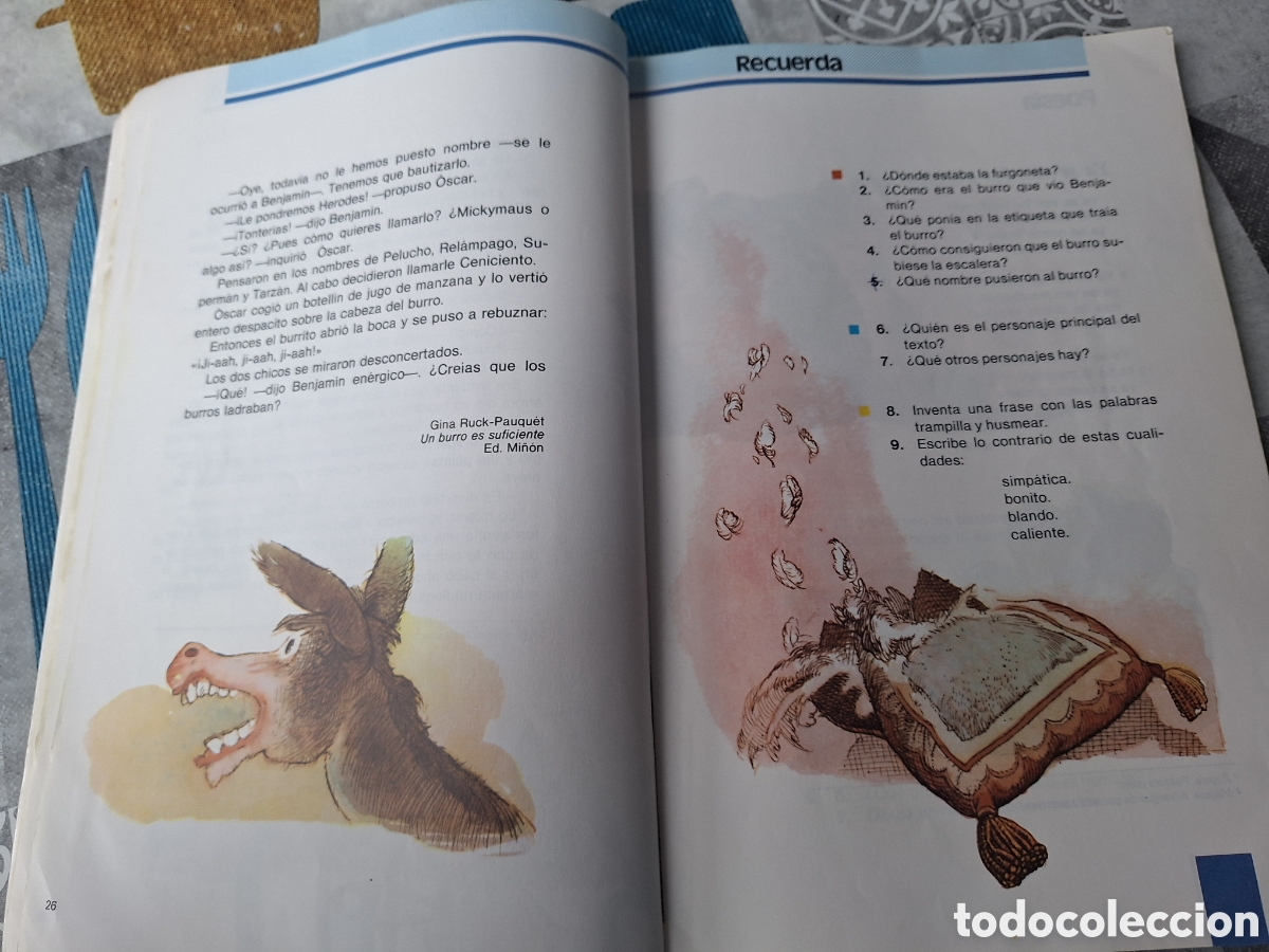 Libros de segunda mano: Antos Lecturas y Comentarios 4 EGB Anaya 1988 - Foto 8