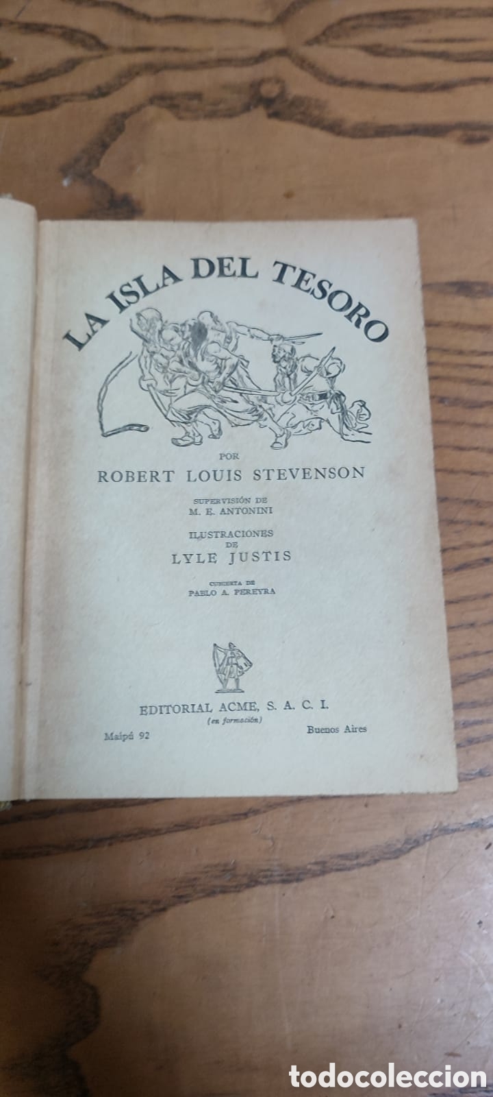 Libros de segunda mano: Libro la Isla del Tesoro, editorial Acme Argentina. Stevenson, a&ntilde;o 1955. - Foto 10