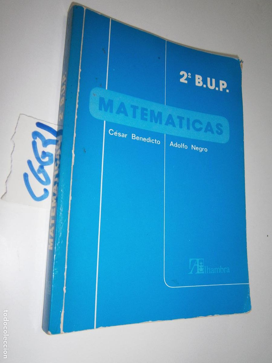 Libros de segunda mano: ANTIGUO LIBRO DE TEXTO - MATEMATICAS 2&ordm; BUP - Foto 1