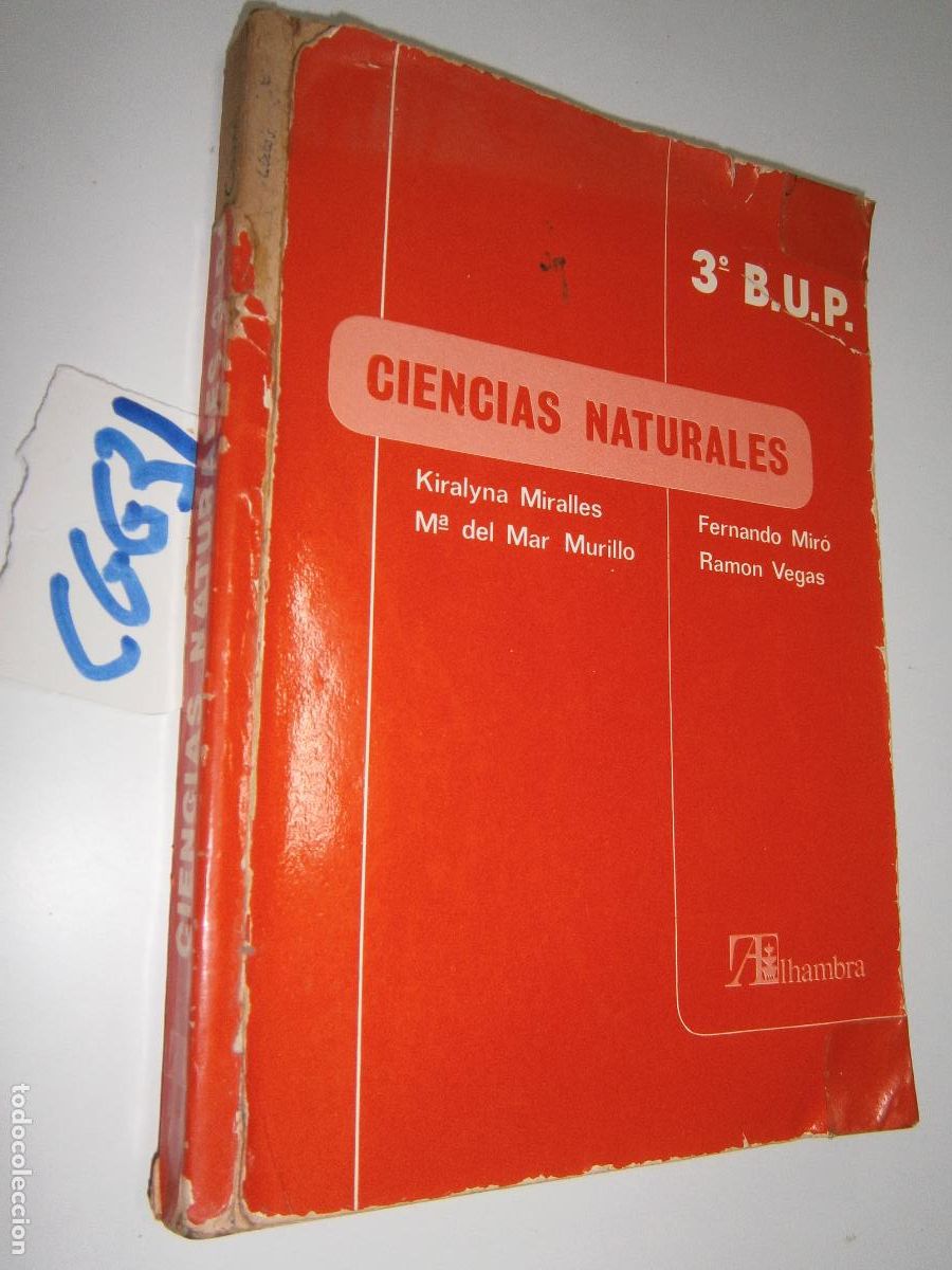Libros de segunda mano: ANTIGUO LIBRO DE TEXTO - CIENCIAS NATURALES 3&ordm; BUP - Foto 1