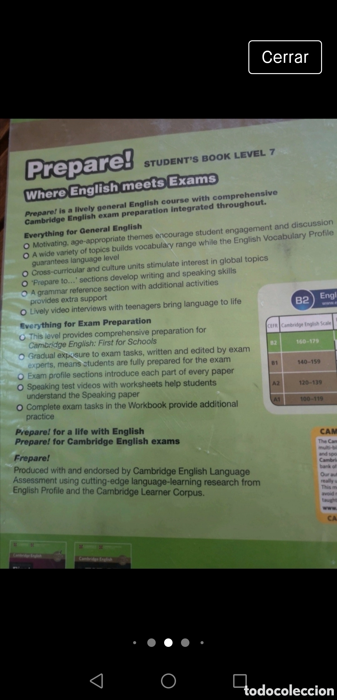 Libros de segunda mano: 2 Libros Ingles Prepare! B2 Level 7 - Foto 4