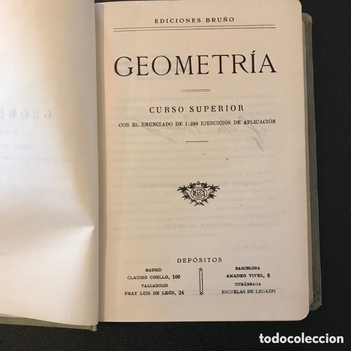 Libros de segunda mano: 3x2 Geometr&iacute;a: Curso Superior&rdquo;, Ediciones Bru&ntilde;o - Foto 2