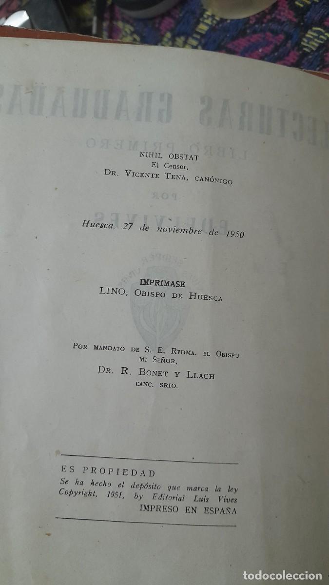 Libros de segunda mano: Libro primero Lecturas editorial Luis Veves a&ntilde;o 1950 - Foto 3