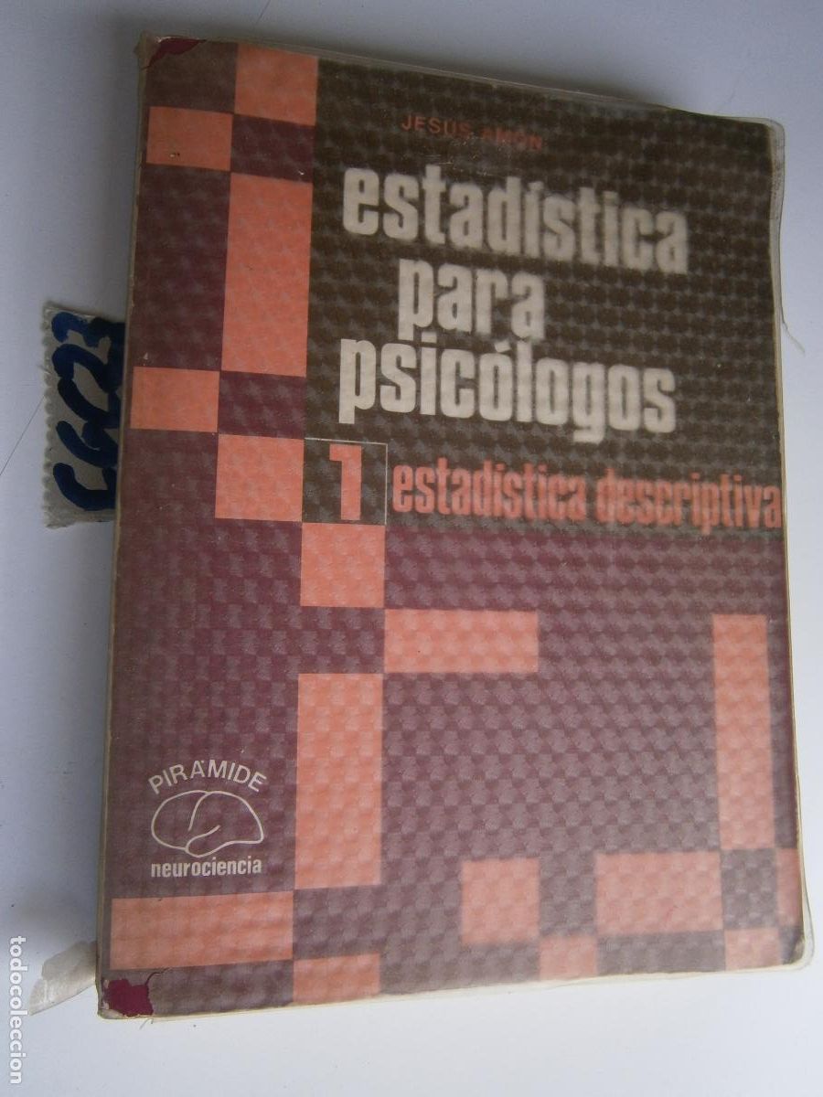 Libros de segunda mano: ANTIGUO LIBRO DE TEXTO - ESTADISTICA PARA PSICOLOGOS - Foto 1