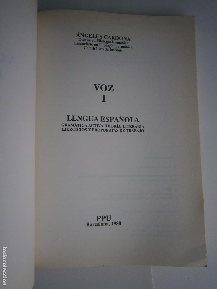 Libros de segunda mano: ANTIGUO LIBRO DE TEXTO - LENGUA ESPA&Ntilde;OLA - Foto 2