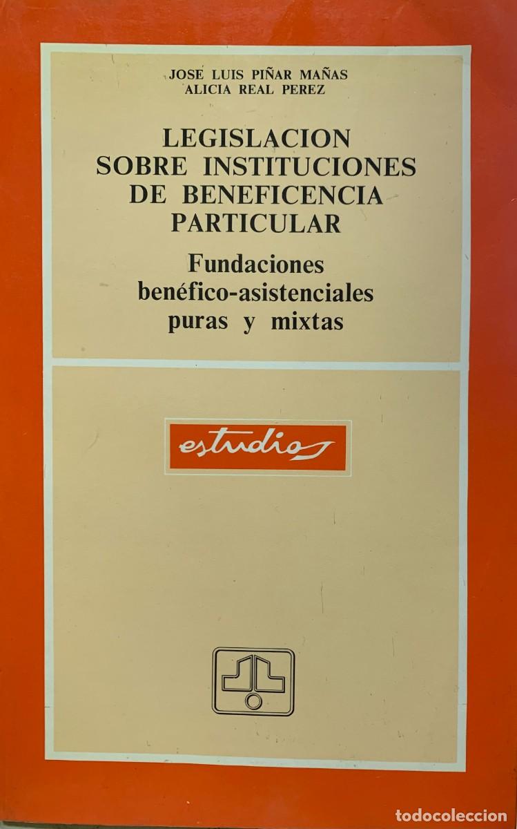 Livros em segunda m&atilde;o: LEGISLACION SOBRE INSTITUCIONES DE BENEFICIENCIA PARTICULAR