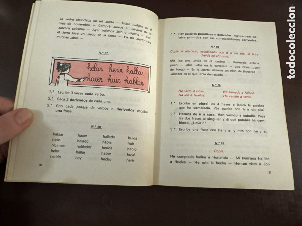 Libros de segunda mano: MIS DICTADOS 3&deg; CURSO - A. PASCUAL 1984 E.G.B. - Foto 5