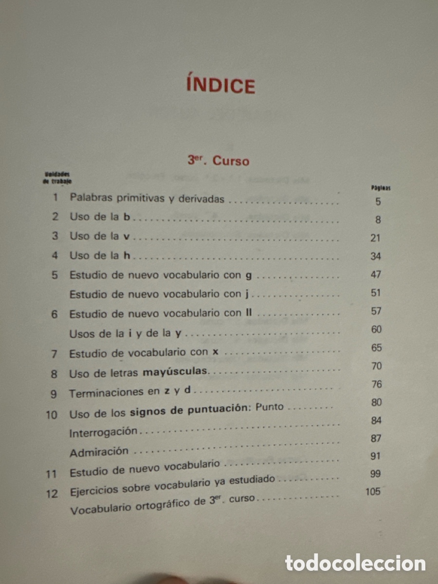 Libros de segunda mano: MIS DICTADOS 3&deg; CURSO - A. PASCUAL 1984 E.G.B. - Foto 8