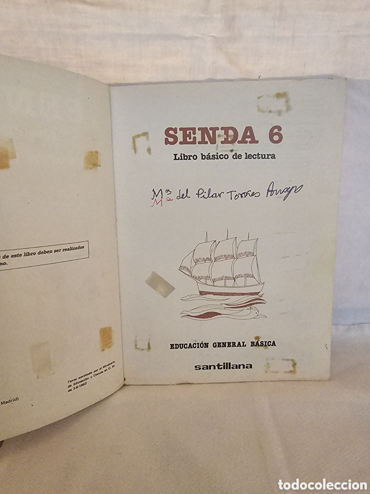 Libros de segunda mano: SENDA 6. LIBRO DE LECTURA. EGB. SANTILLANA - Foto 2