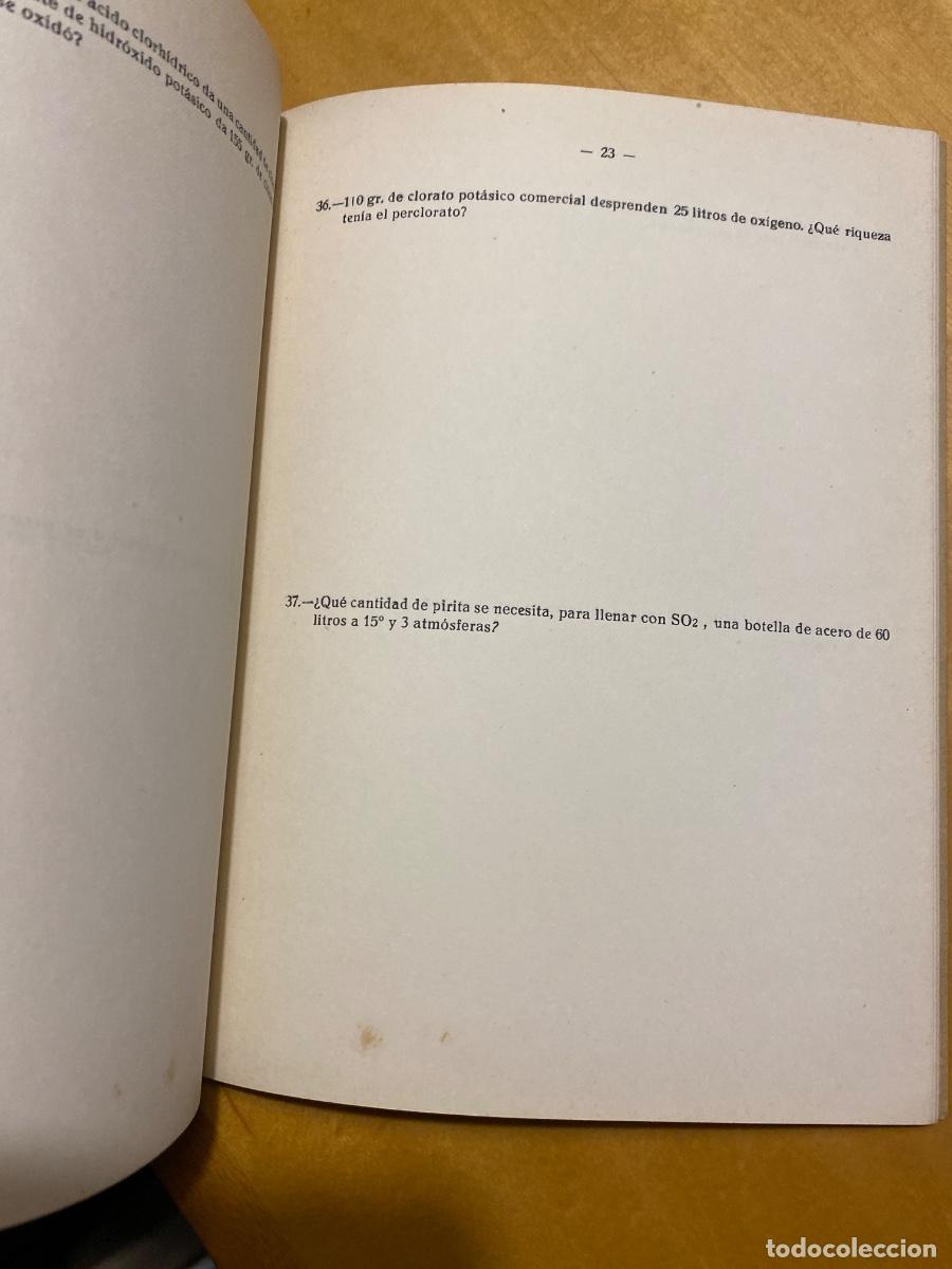 Libros de segunda mano: PROBLEMAS DE QUIMICA I. LUIS VICENTE DEL ARCO. - Foto 3