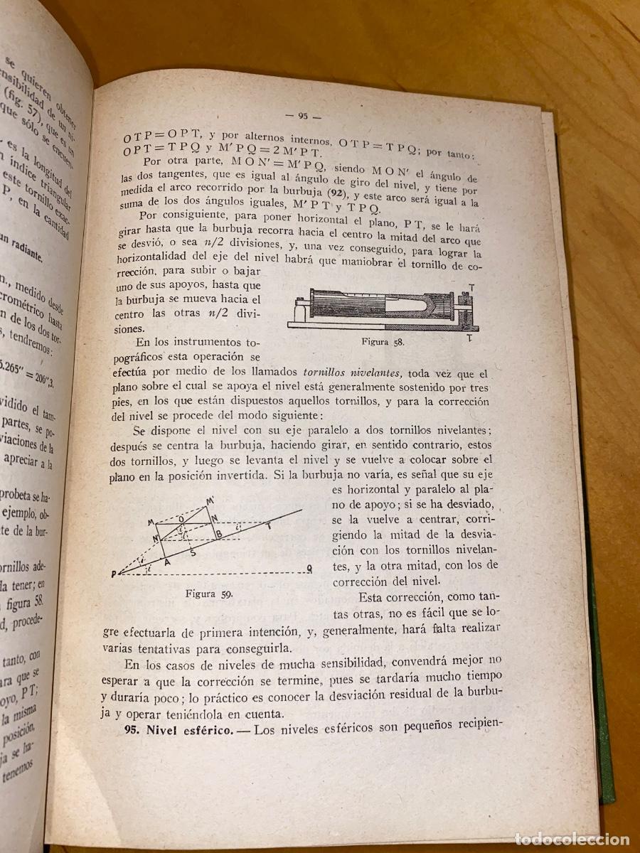 Libros de segunda mano: TOPOGRAFIA . L. ALVAREZ VALDES. 1950 - Foto 4