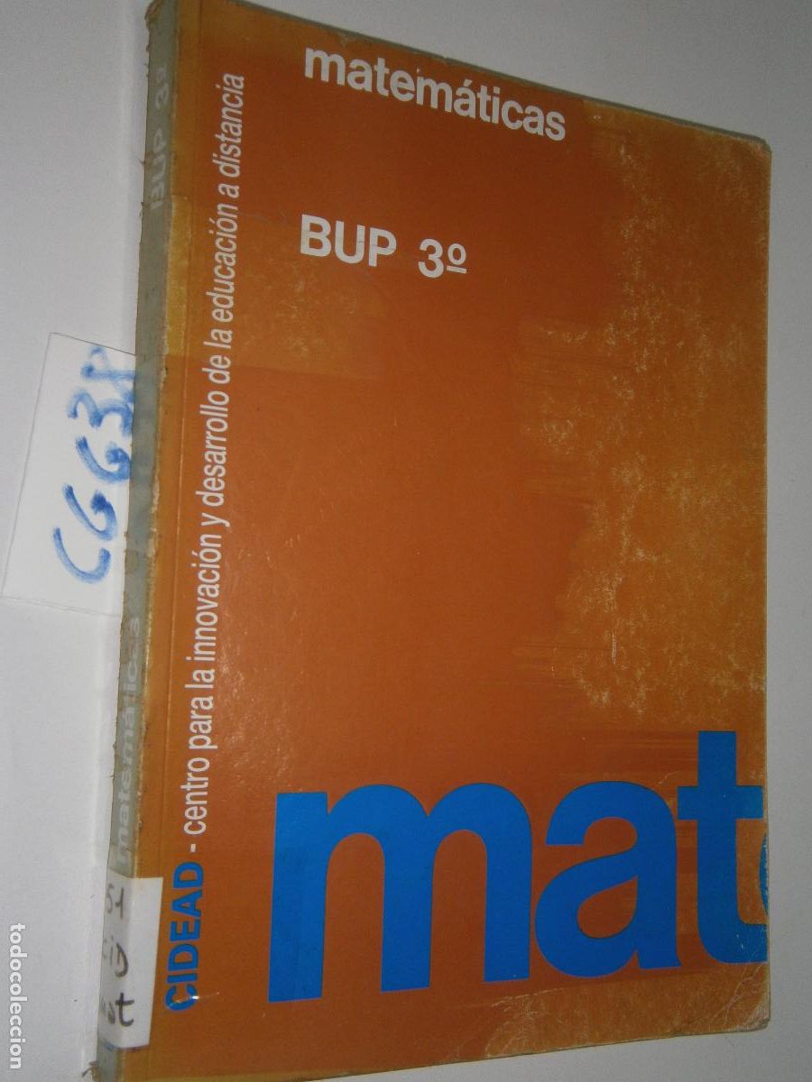 Libros de segunda mano: ANTIGUO LIBRO DE TEXTO - MATEMATICAS 3&ordm; BUP - Foto 1
