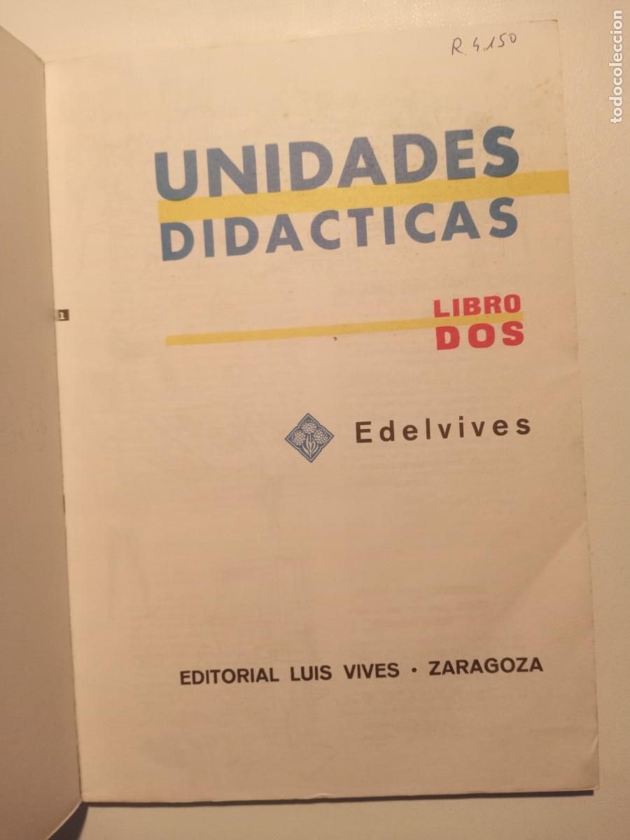 Libros de segunda mano: UNIDADES DID&Aacute;CTICAS LIBRO DOS - EDELVIVES SEGUNDO CURSO 1968 - Foto 5