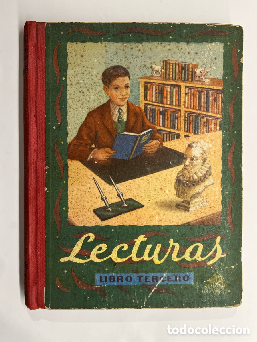 Libros de segunda mano: LECTURAS. Libro escolar, libro Tercero.. Edelvives (a.1957) - Foto 1
