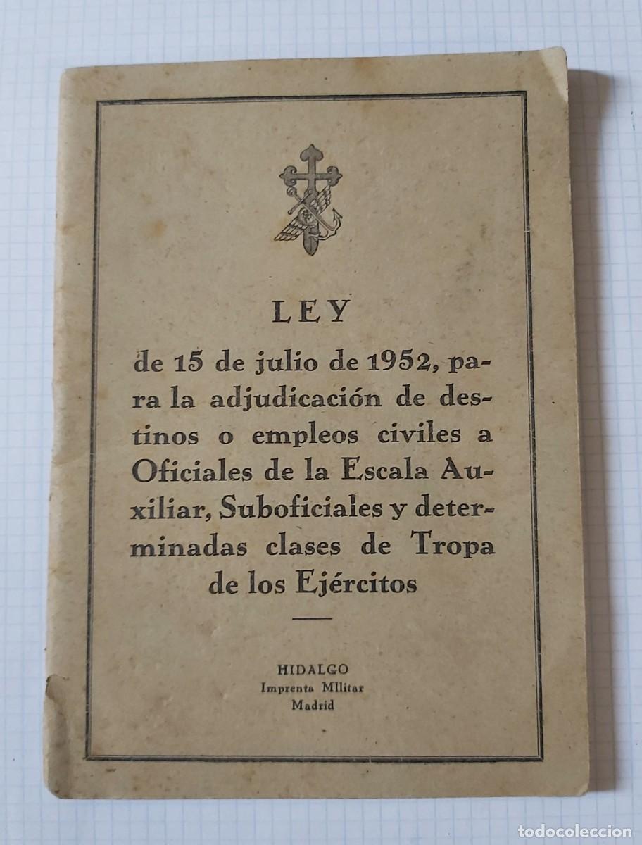 Gebrauchte B&uuml;cher: Op&uacute;sculo, adjudicaci&oacute;n de destinos, 1952