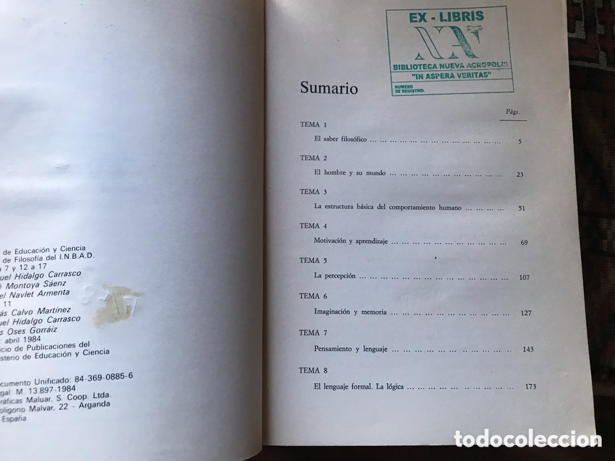 Libros de segunda mano: Filosof&iacute;a. 3&ordm; B.U.P.. Inbad - Foto 4