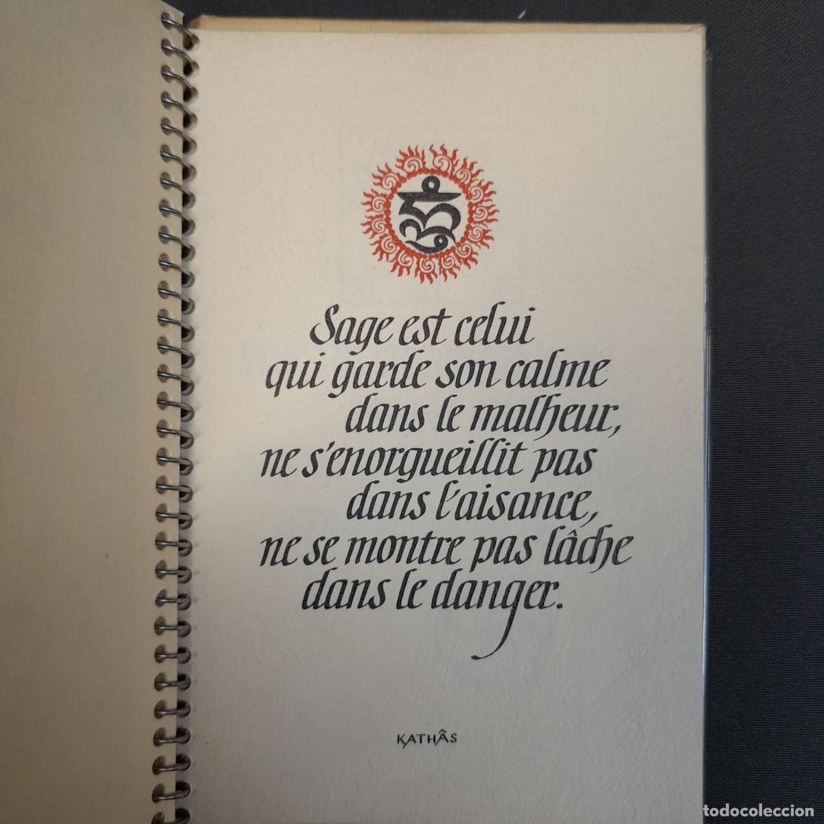 Libros de segunda mano: DOC-1183. SOURCES DE SAGESSE HINDOUE. WEBER, &Eacute;DITEUR. 1976. - Foto 2