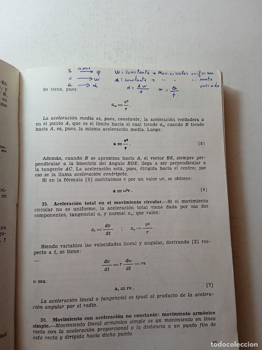 Libros de segunda mano: F&Iacute;SICA 6&ordm; CURSO EDICIONES SM 1970 - Foto 6