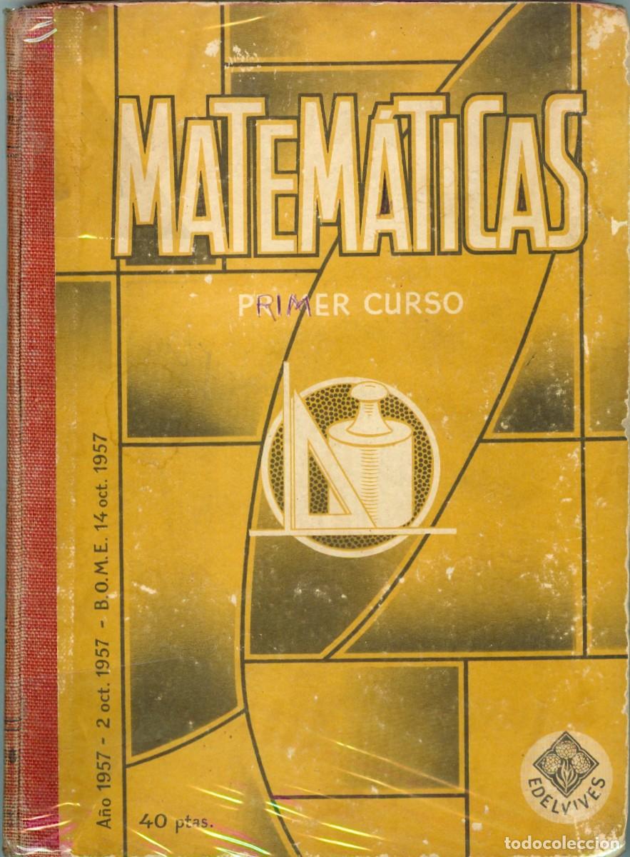 Libros de segunda mano: Matem&aacute;ticas Primer Curso. Edelvives 1957-58. - Foto 2
