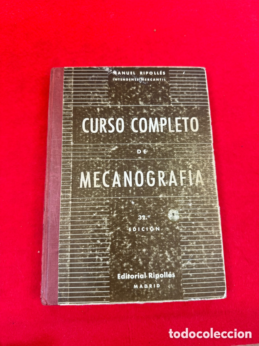 Libros de segunda mano: CURSO COMPLETO DE MECANOGRAF&Iacute;A - Foto 1
