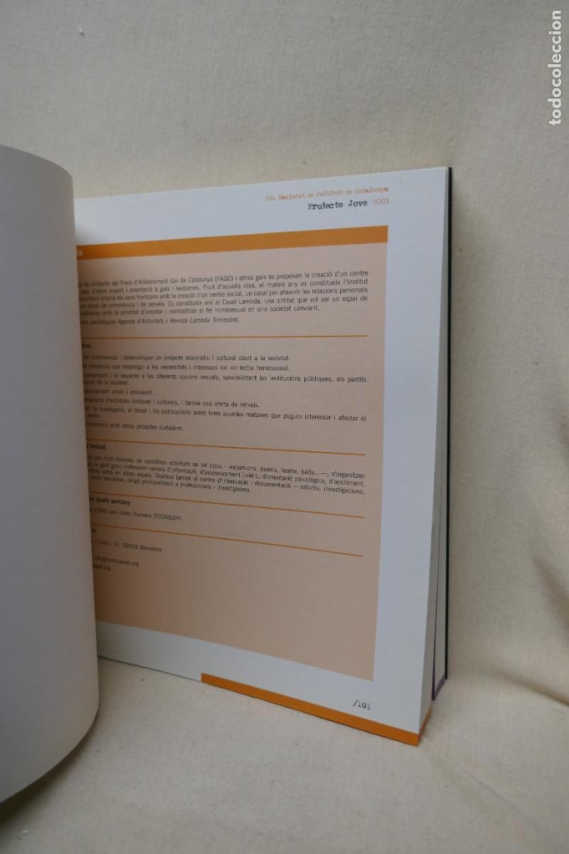 Libros de segunda mano: PROJECTE JOVE 2003 (EN CATALAN) - Foto 16