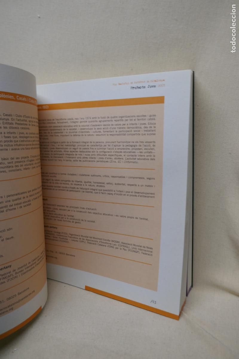 Libros de segunda mano: PROJECTE JOVE 2003 (EN CATALAN) - Foto 17
