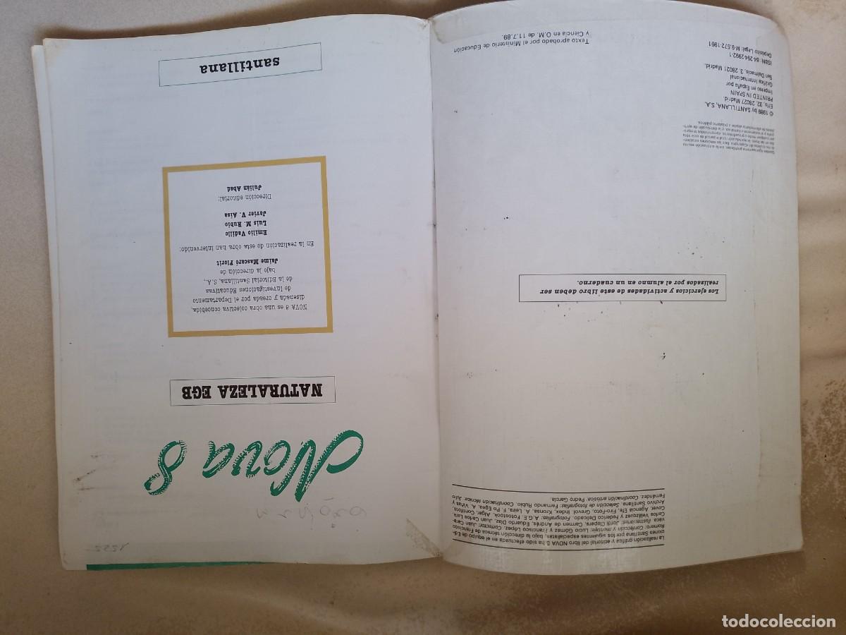 Libros de segunda mano: NATURALEZA NOVA 8 E G.B - Foto 4