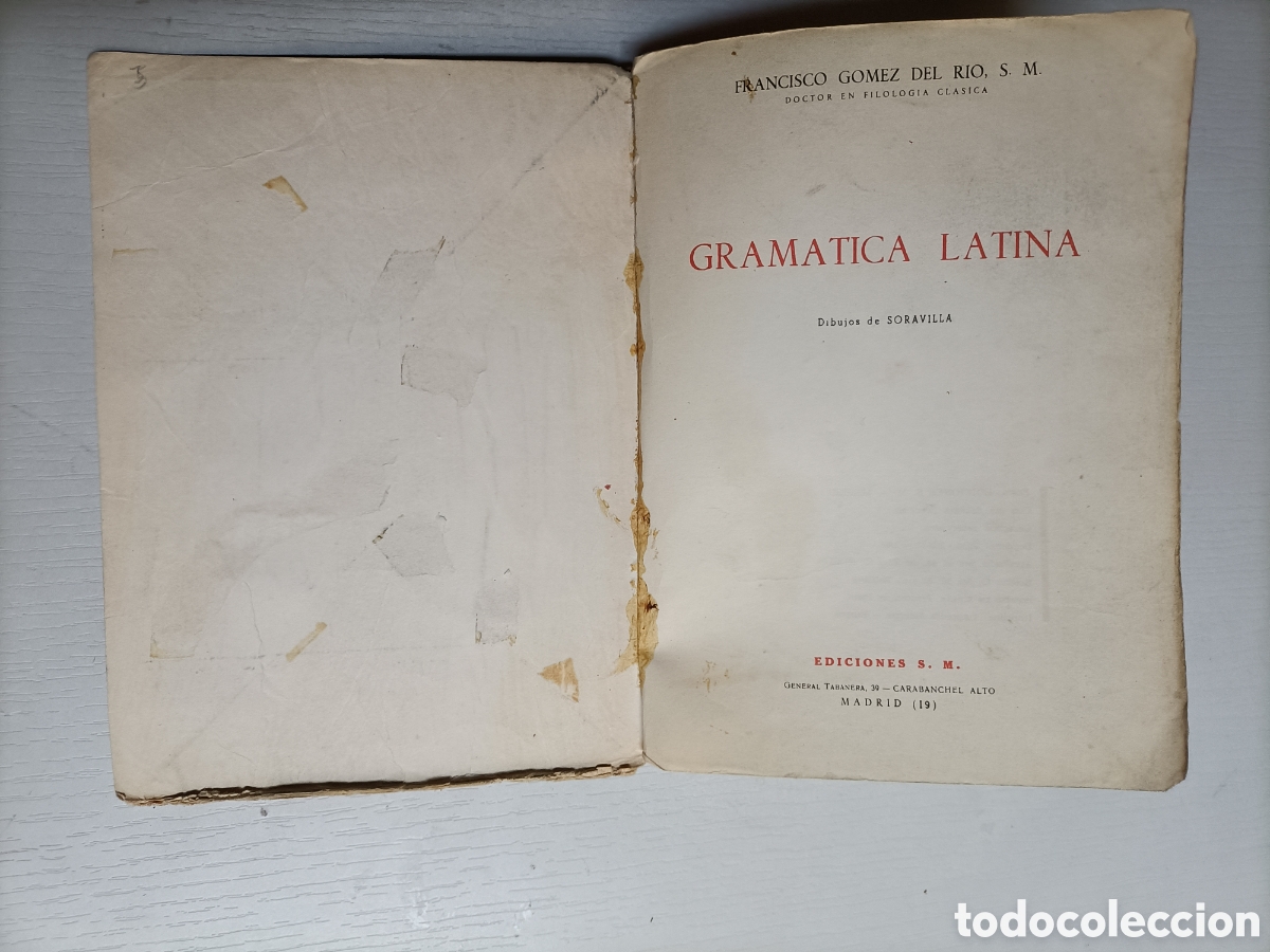 Libros de segunda mano: Gram&aacute;tica latina. Francisco G&oacute;mez del R&iacute;o. Ediciones S M 1965 - Foto 9