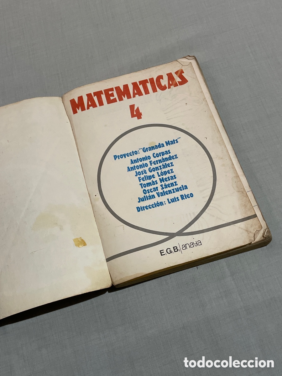 Libros de segunda mano: Matem&aacute;ticas 4 EGB Anaya 1978 - Foto 4