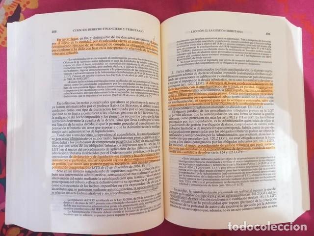 Libros de segunda mano: Libro UNED Curso Derecho Financiero y Tributario - Foto 4