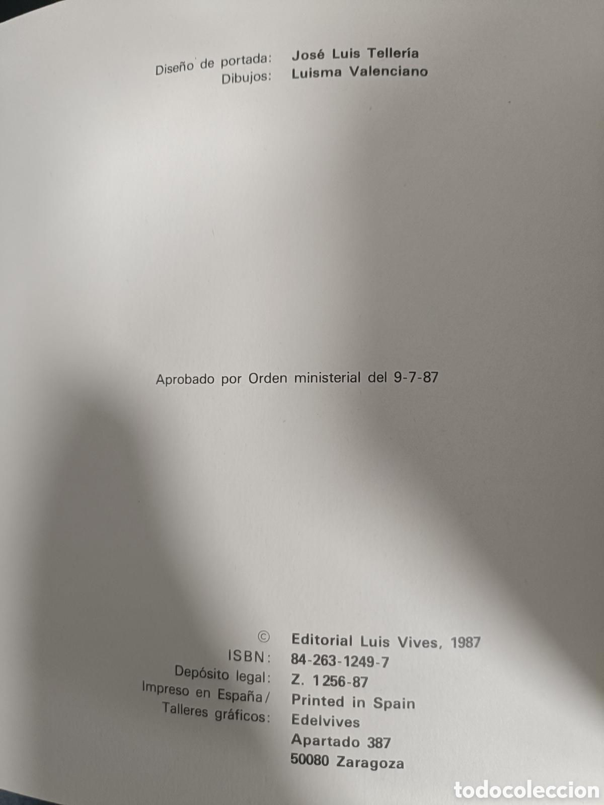Libros de segunda mano: 1987 Preescolar 1 segundo trimestre Editorial Edelvives - Foto 3