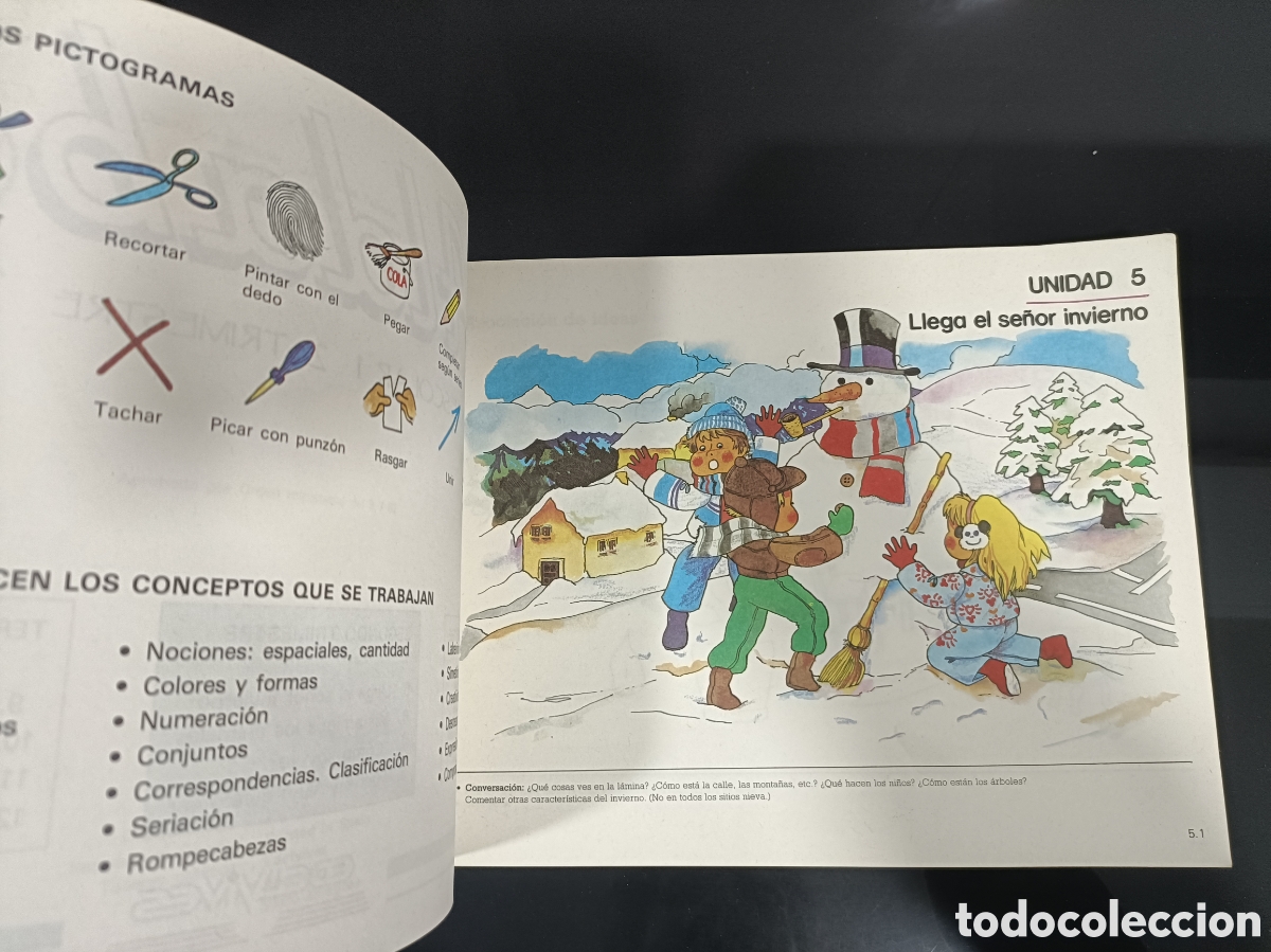 Libros de segunda mano: 1987 Preescolar 1 segundo trimestre Editorial Edelvives - Foto 7