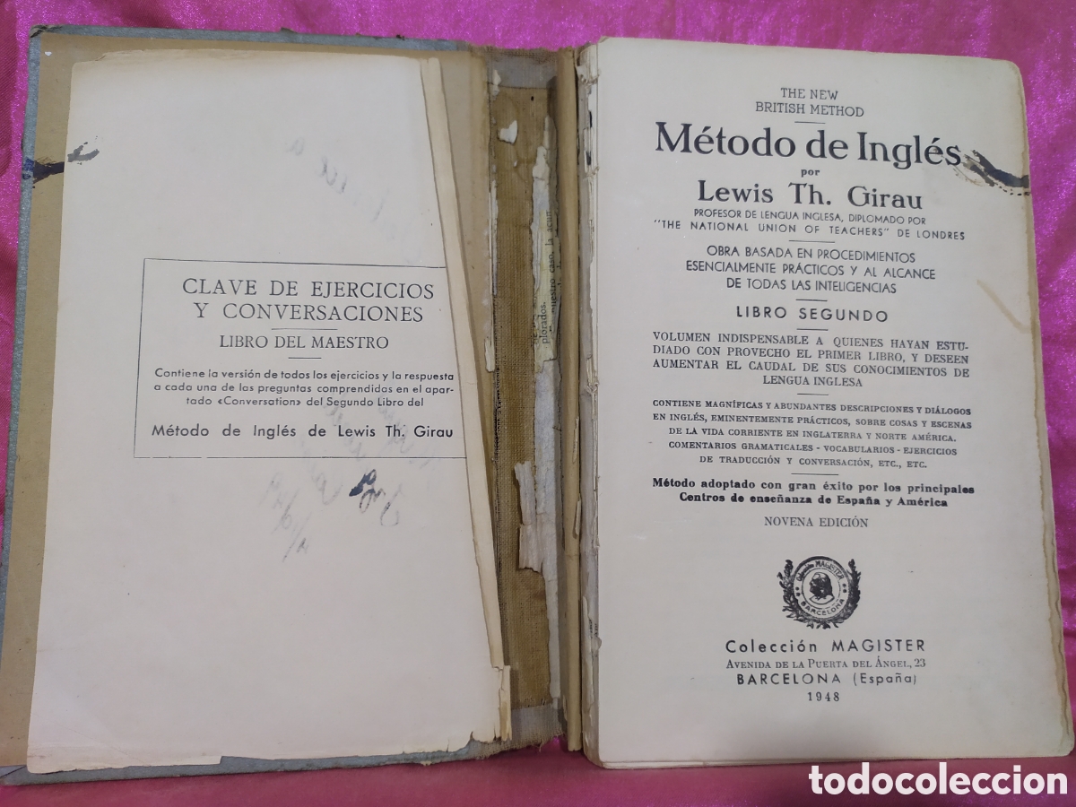 Libros de segunda mano: M&eacute;todo de Ingl&eacute;s - Lewis Th. Giraud 1948 - Foto 2