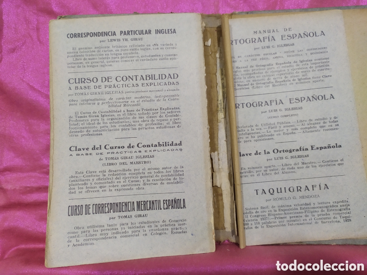Libros de segunda mano: M&eacute;todo de Ingl&eacute;s - Lewis Th. Giraud 1948 - Foto 3